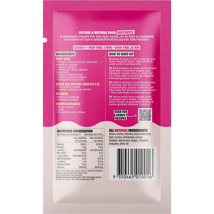 Mingle Chilli Con Carne All Natural Recipe Base