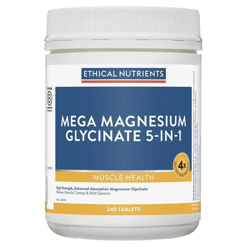 Ethical Nutrients Mega Magnesium Glycinate (5 in 1)