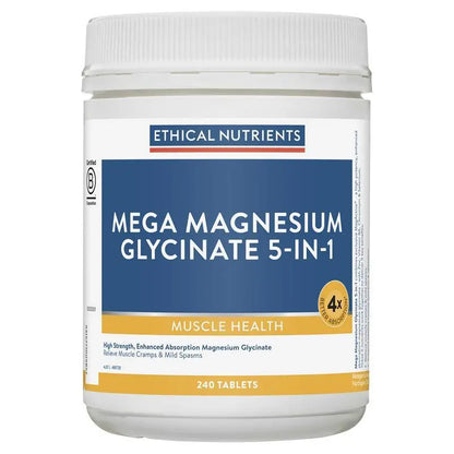 Ethical Nutrients Mega Magnesium Glycinate (5 in 1)