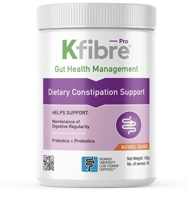 Kfibre Pro Dietary Constipation Support Natural Orange