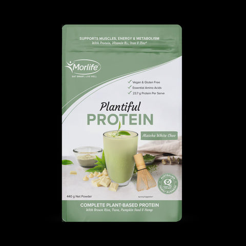 Morlife Plantiful Protein Matcha White Choc