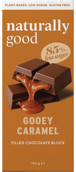 Naturally Good Gooey Caramel Filled Chocolate Block