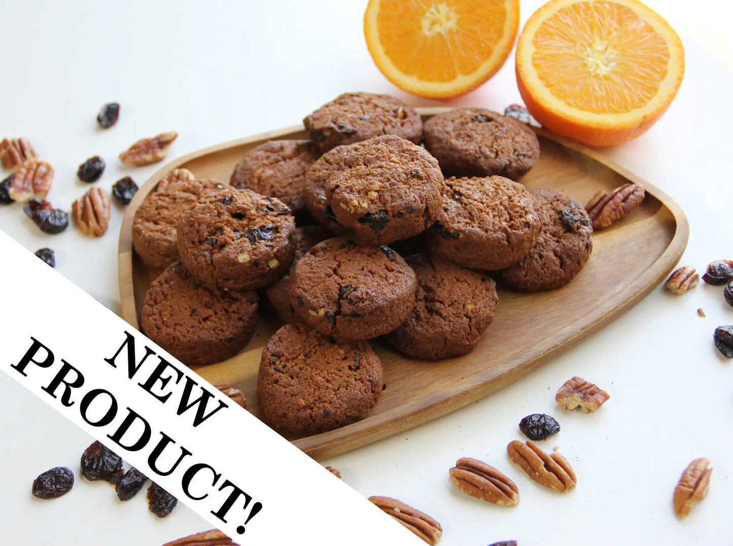 No Grainer Cookie Bites (Cranberry, Pecan & Orange)
