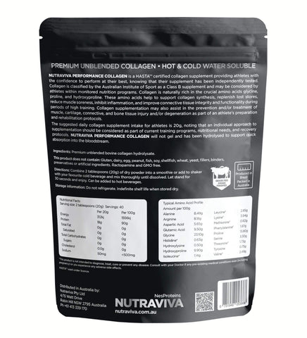 NutraViva NesProteins Performance Collagen