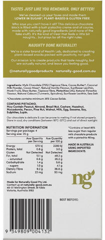 Naturally Good Pistachio Creme Filled Chocolate Block