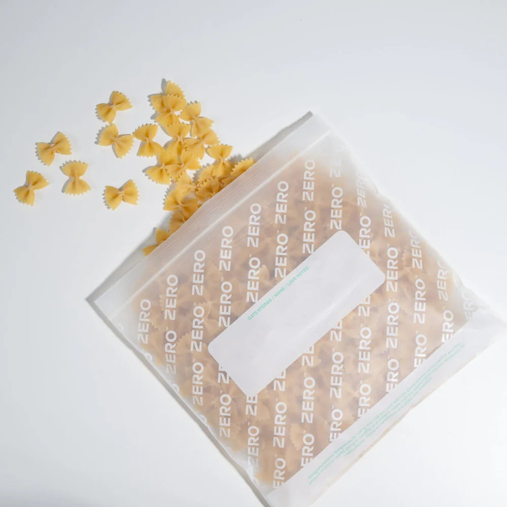 Zero Plastic Resealable Food Storage Bags