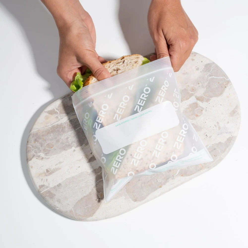Zero Plastic Resealable Food Storage Bags
