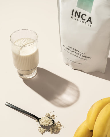 Inca Wellness Skin Body Gut Plant Protein Powder Vanilla