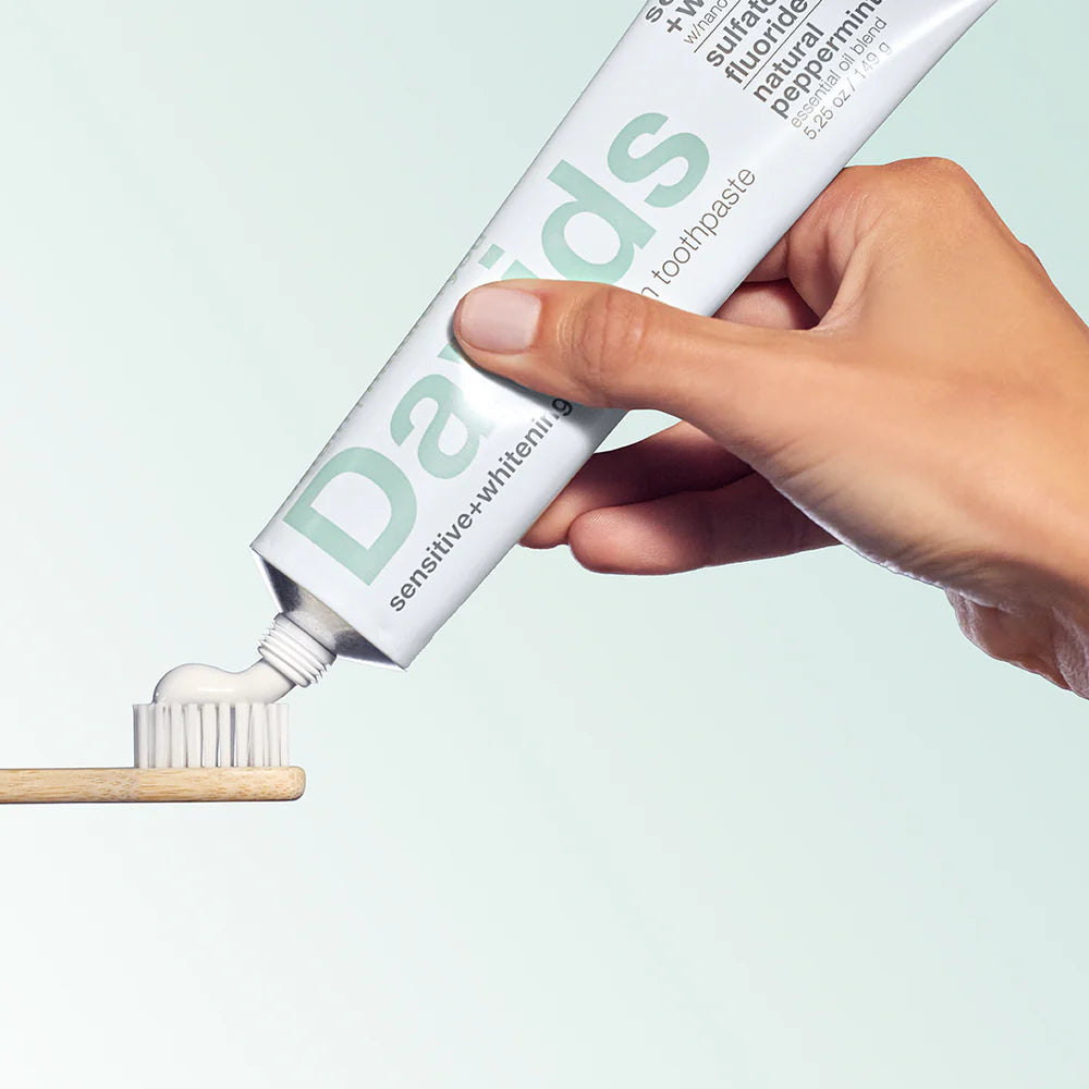Davids Sensitive + Whitening Toothpaste (Peppermint)