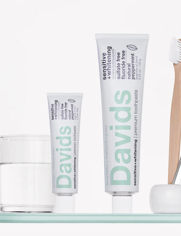 Davids Sensitive + Whitening Premium Toothpaste (Peppermint)
