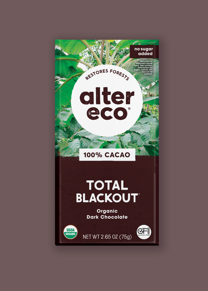 Alter Eco Organic Total Blackout (100%) Chocolate