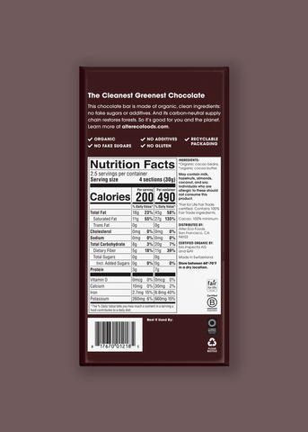 Alter Eco Organic Total Blackout (100%) Chocolate