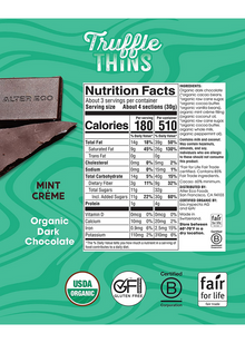 Alter Eco Truffle Thins Mint Creme