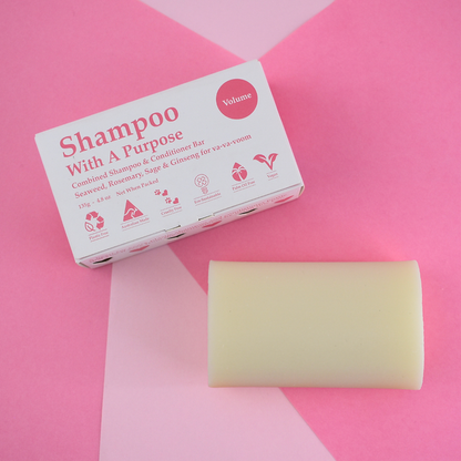 Shampoo with a Purpose Shampoo & Conditioner Bar Volume