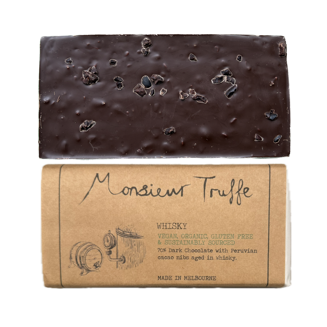 Monsieur Truffle Dark 70% Whiskey & Peru Nibs