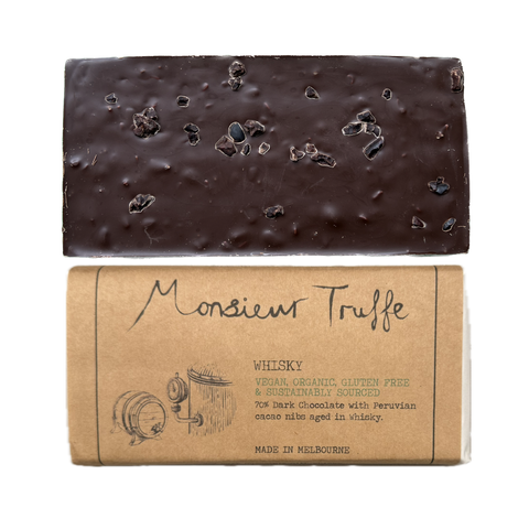 Monsieur Truffle Dark 70% Whiskey & Peru Nibs