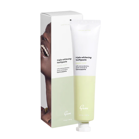 Gem Triple Whitening Toothpaste Apple Mint