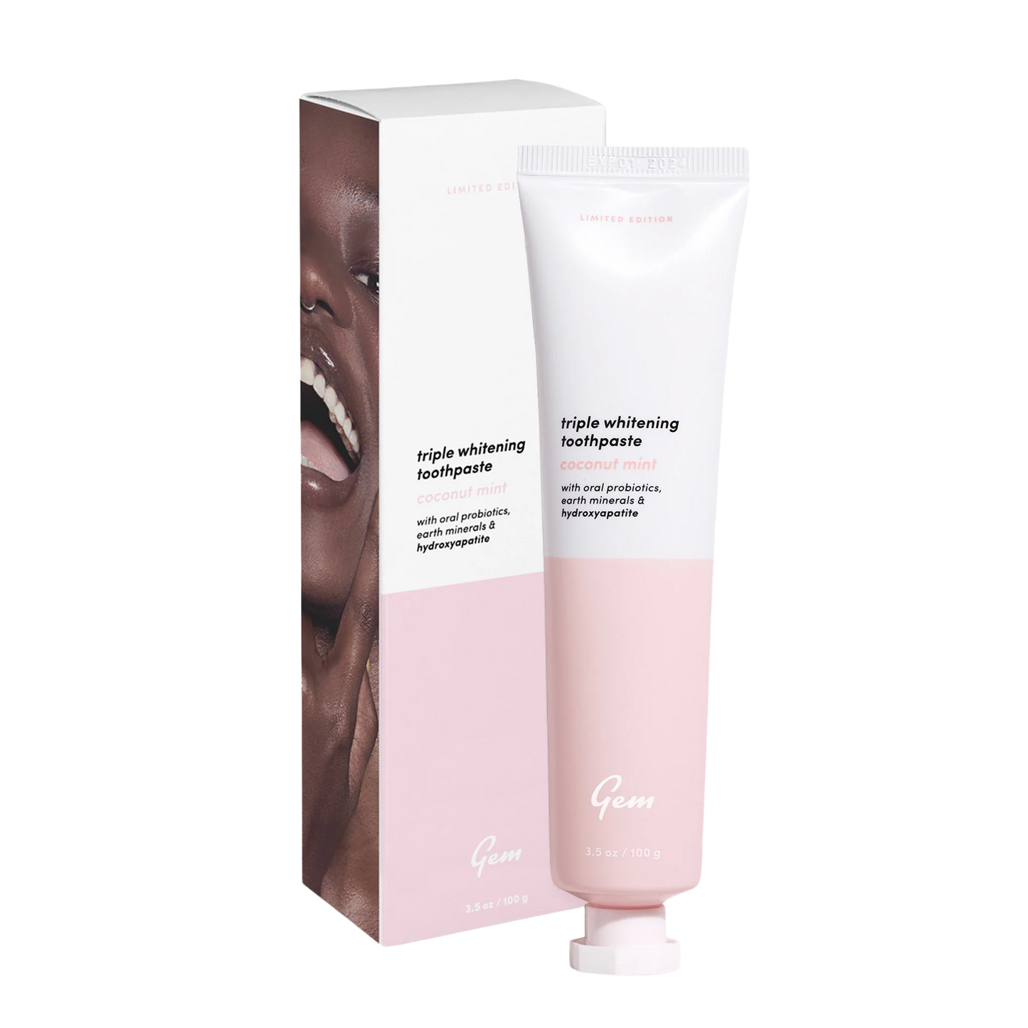 Gem Triple Whitening Toothpaste Coconut Mint