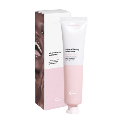 Gem Triple Whitening Toothpaste Coconut Mint