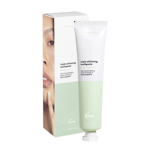Gem Triple Whitening Toothpaste Crisp Mint