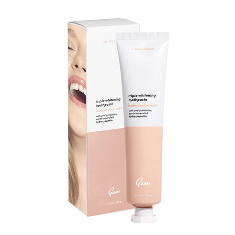 Gem Triple Whitening Toothpaste Watermelon Mint
