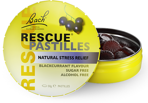 Bach Flower Remedies Rescue Pastilles Blackcurrant