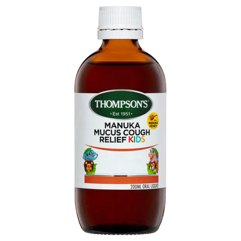 Thompson's Manuka Mucus Cough Relief Kids