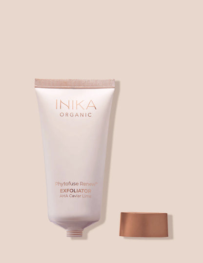 Inika Organic Phytofuse Renew Exfoliator AHA Caviar Lime