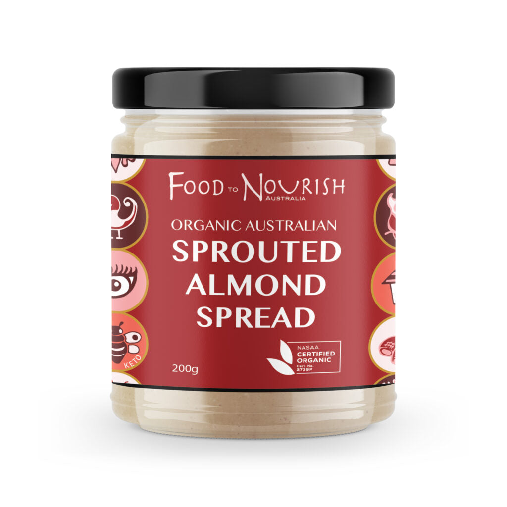 Food to Nourish Sprouted Almond Spread