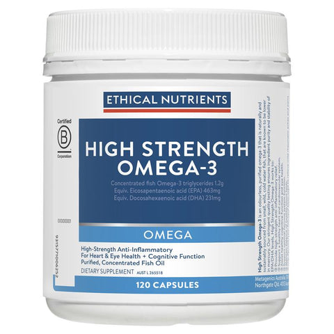 Ethical Nutrients High Strength Omega-3 Capsules