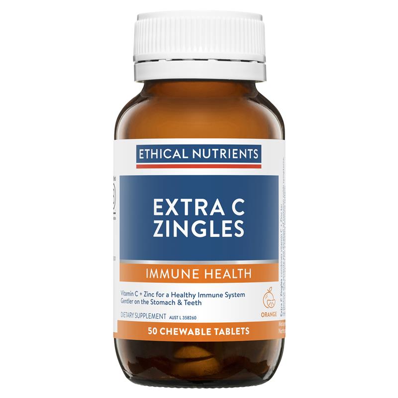 Ethical Nutrients Extra C Zingles (Orange)