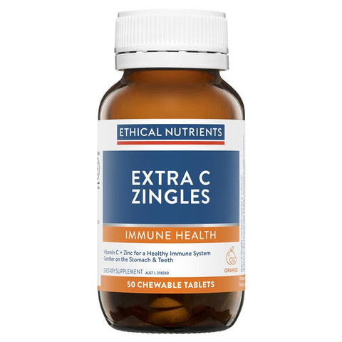 Ethical Nutrients Extra C Zingles (Orange)