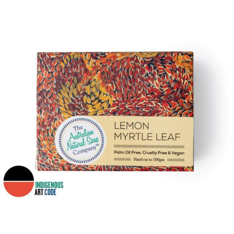 The Australian Natural Soap Company Soap Lemon Myrtle Leaf