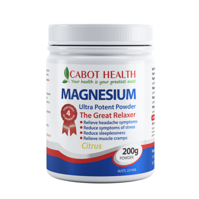 Cabot Health Magnesium Ultra Potent Citrus