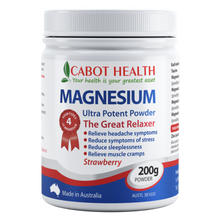 Cabot Health Magnesium Ultra Potent Strawberry