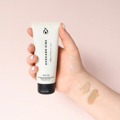 Avocado Zinc Tinted Moisturiser Medium Dark SPF 50