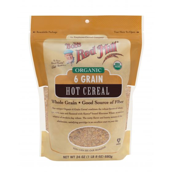 Bob's Red Mill Organic 6 Grain Right Stuff Hot Cereal