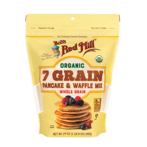 Bob's Red Mill Organic 7 Grain Pancake & Waffle Mix