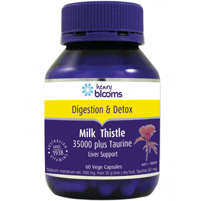 Blooms Milk Thistle 35,000mg with Taurine