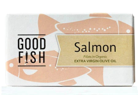 Olive Green Org GOOD FISH Canadian Salmon in EVOO