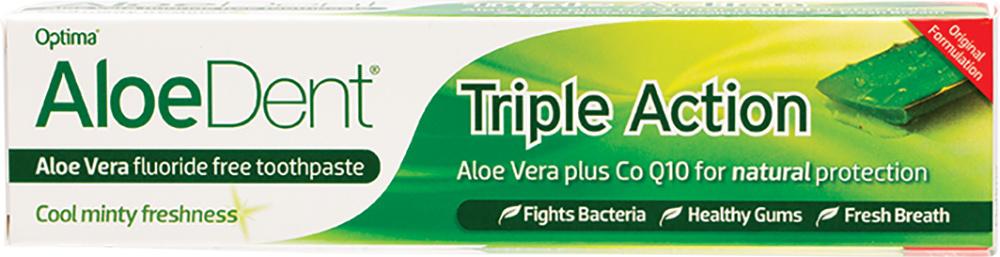 Aloe Dent Toothpaste Fluoride Free Triple Action