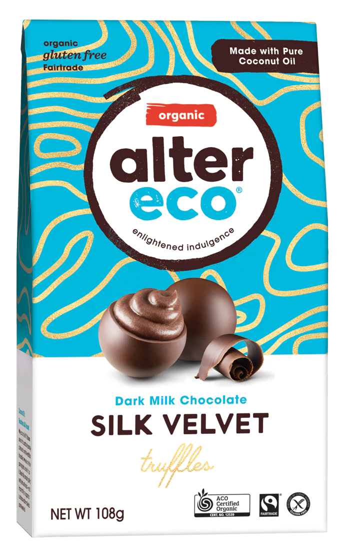 Alter Eco Chocolate (Organic) Dark Milk Silk Velvet Truffles