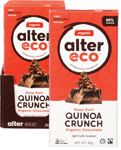 Alter Eco Chocolate (Organic) Dark Quinoa Crunch