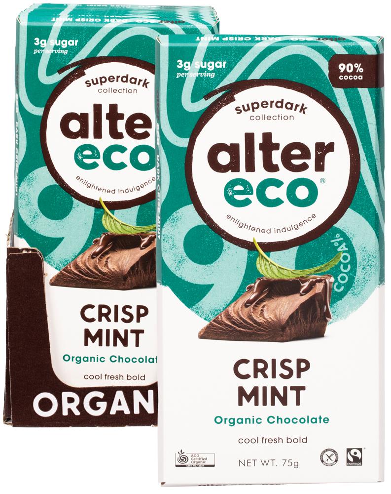 Alter Eco Chocolate (Organic) Dark Crisp Mint