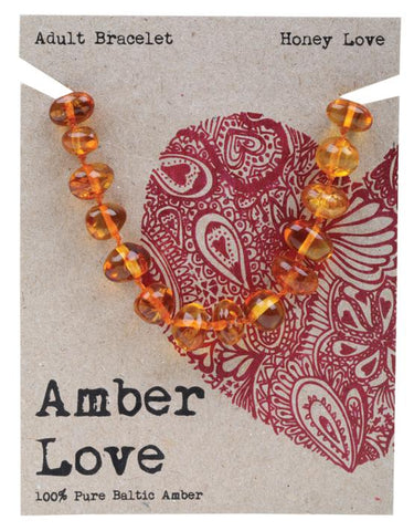 Amber Love Adult's Bracelet Honey Love