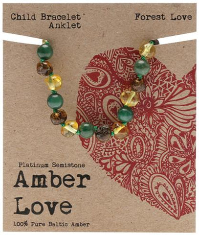 Amber Love Children's Bracelet/Anklet Forest Love
