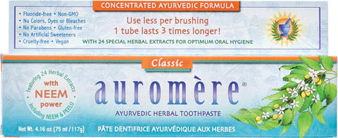 AUROMERE Toothpaste Ayurvedic Classic (Licorice)