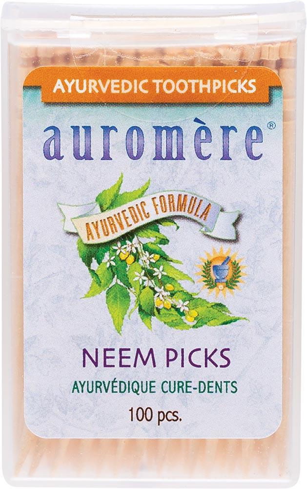 AUROMERE Toothpicks Neem Picks (Peppermint)