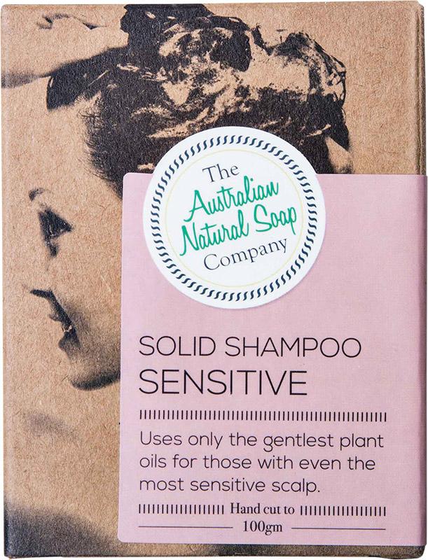 THE AUST. NATURAL SOAP CO Solid Shampoo Bar Sensitive Scalp