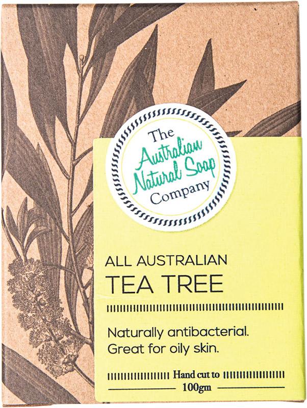 THE AUST. NATURAL SOAP CO Face Soap Bar Tea Tree